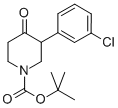 1-Boc-3-(3-氯苯基)-哌啶-4-酮结构式_869720-07-0结构式