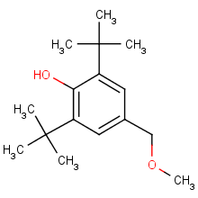 2,6-二叔丁基-4-(甲氧基甲基)苯酚结构式_87-97-8结构式