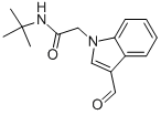 n-(1,1-二甲基乙基)-3-甲酰基-1H-吲哚-1-乙酰胺结构式_870540-82-2结构式