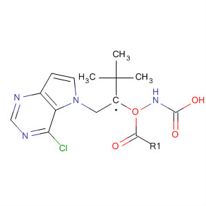 2-(4-氯-5H-吡咯并[3,2-d]嘧啶-5-基)乙基氨基甲酸酯叔丁酯结构式_871026-37-8结构式