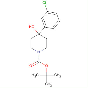 4-(3-氯苯基)-4-羟基哌啶-1-羧酸叔丁酯结构式_871112-37-7结构式