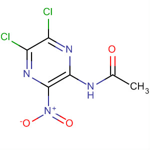 N-(5,6-二氯-3-硝基-2-吡嗪)乙酰胺结构式_87155-52-0结构式