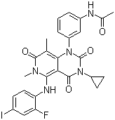 GSK-1120212结构式_871700-17-3结构式