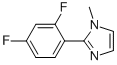 2-(2,4-二氟苯基)-1-甲基-1H-咪唑结构式_872327-70-3结构式