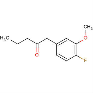 1-[4-氟-3-(甲基氧基)苯基]-2-戊酮结构式_872549-98-9结构式