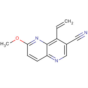 4-乙烯-6-(甲基氧基)-1,5-萘啶-3-甲腈结构式_872714-55-1结构式