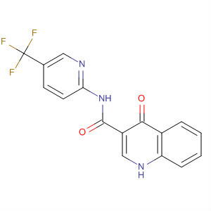 4-氧代-n-[5-(三氟甲基)-2-吡啶]-1H-喹啉-3-羧酰胺结构式_873050-90-9结构式