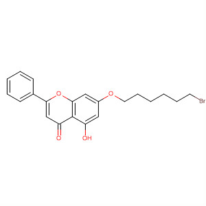 7-(6-溴己氧基)-5-羟基-2-苯基-4H-色烯-4-酮结构式_873302-28-4结构式