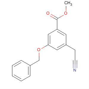 3-(苄氧基)-5-(氰基甲基)苯甲酸甲酯结构式_873450-37-4结构式