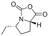(5s-反式)-(9ci)-5-乙基四氢-1H,3h-吡咯并[1,2-c]噁唑-1,3-二酮结构式_87392-45-8结构式