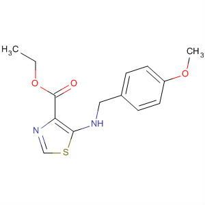 5-(4-甲氧基-苄基氨基)-噻唑-4-羧酸乙酯结构式_874288-81-0结构式