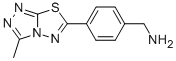 1-[4-(3-甲基[1,2,4]噻唑并[3,4-b][1,3,4]噻二唑-6-基)苯基]甲胺结构式_875001-46-0结构式