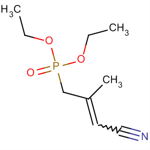 4-(二乙基膦酰)-3-甲基-2-丁烯腈结构式_87549-50-6结构式