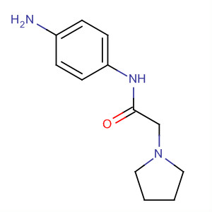 N-(4-氨基苯基)-2-(吡咯烷-1-基)乙酰胺结构式_875923-90-3结构式