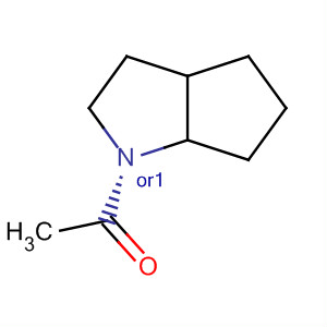 顺式-(9ci)-1-乙酰基八氢环戊并[b]吡咯结构式_87623-96-9结构式