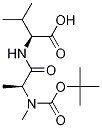 N-[(1,1-二甲基乙氧基)羰基]-N-甲基-L-丙氨酰基-L-缬氨酸结构式_876622-63-8结构式