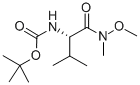 N-(叔丁氧基羰基)-L-缬氨酸N-甲氧基-N-甲基酰胺结构式_87694-52-8结构式