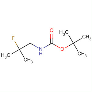 2-氟-2-甲基丙基氨基甲酸叔丁酯结构式_879001-62-4结构式
