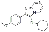 N-环己基-2-(4-甲氧基苯基)咪唑并[1,2-a]吡嗪-3-胺结构式_879592-32-2结构式