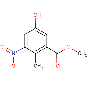 5-羟基-2-甲基-3-硝基苯甲酸甲酯结构式_88132-51-8结构式