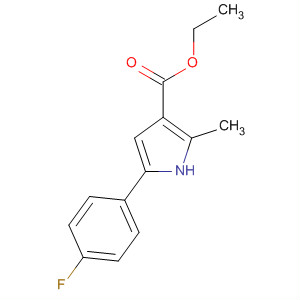 5-(4-氟苯基)-2-甲基-1H-吡咯-3-羧酸乙酯结构式_881674-04-0结构式