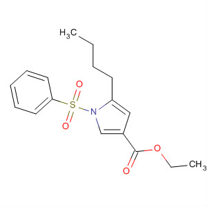 5-丁基-1-(苯基磺酰基)-1H-吡咯-3-羧酸乙酯结构式_881675-45-2结构式