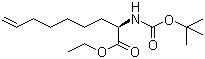 (2S)-2-[[(叔丁氧基)羰基]氨基]-8-壬烯酸乙酯结构式_881683-81-4结构式
