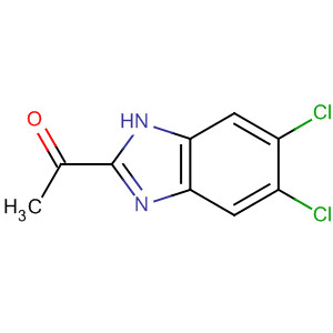 1-(5,6-二氯-1H-苯并咪唑-2-基)-乙酮结构式_882977-63-1结构式