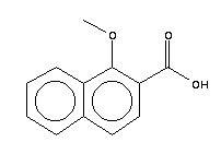 1-甲氧基-2-萘酸结构式_883-21-6结构式