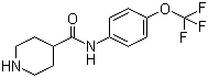 N-(4-三氟甲氧基苯基)哌啶-4-羧酰胺结构式_883106-65-8结构式