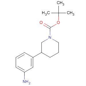 3-(3-氨基苯基)哌啶-1-羧酸叔丁酯结构式_883901-97-1结构式