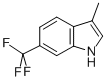6-(三氟甲基)-3-甲基吲哚结构式_884494-59-1结构式