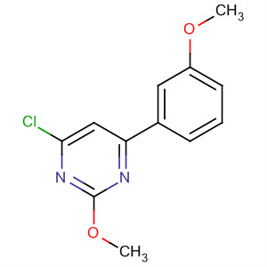 4-氯-2-甲氧基-6-(3-甲氧基苯基)嘧啶结构式_885067-23-2结构式