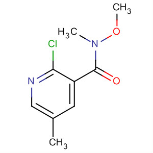 5-溴-2-氯-n-甲氧基-n-甲基烟酰胺结构式_885223-63-2结构式