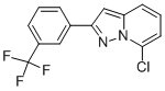 7-氯-2-(3-(三氟甲基)苯基)吡唑并[1,5-a]吡啶结构式_885270-49-5结构式