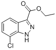 7-氯-1H-吲唑-3-羧酸乙酯结构式_885278-59-1结构式