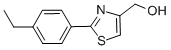 [2-(4-乙基苯基)噻唑-4-基]甲醇结构式_885280-43-3结构式