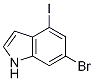 4-碘-6-溴-吲哚结构式_885519-17-5结构式