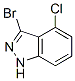 3-溴-4-氯-1H-吲唑结构式_885521-40-4结构式