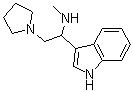 [1-(1H-吲哚-3-基)-2-吡咯烷-1-基-乙基]-甲胺结构式_885951-05-3结构式