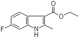 6-氟-2-甲基-1H-吲哚-3-羧酸乙酯结构式_886362-69-2结构式