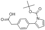 4-(2-N-boc-吡咯)苯乙酸结构式_886363-15-1结构式