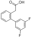 2-联苯-3,5-二氟-乙酸结构式_886363-23-1结构式