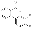 2-联苯-3,4-二氟羧酸结构式_886363-30-0结构式