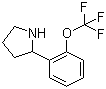 2-[2-(三氟甲氧基)苯基]吡咯烷结构式_886503-02-2结构式
