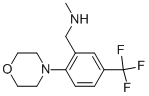 N-甲基-2-吗啉-5-(三氟甲基)苄胺结构式_886851-52-1结构式