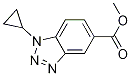 1-环丙基-1H-苯并[d][1,2,3]噻唑-5-羧酸甲酯结构式_887350-84-7结构式