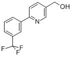 6-[3-(三氟甲基)苯基]-3-吡啶甲醇结构式_887974-41-6结构式