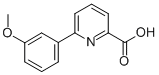6-(3-甲氧基苯基)吡啶甲酸结构式_887982-11-8结构式