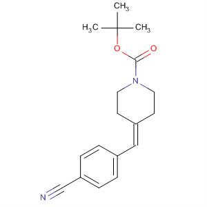4-(4-氰基亚苄基)哌啶-1-羧酸叔丁酯结构式_888729-74-6结构式